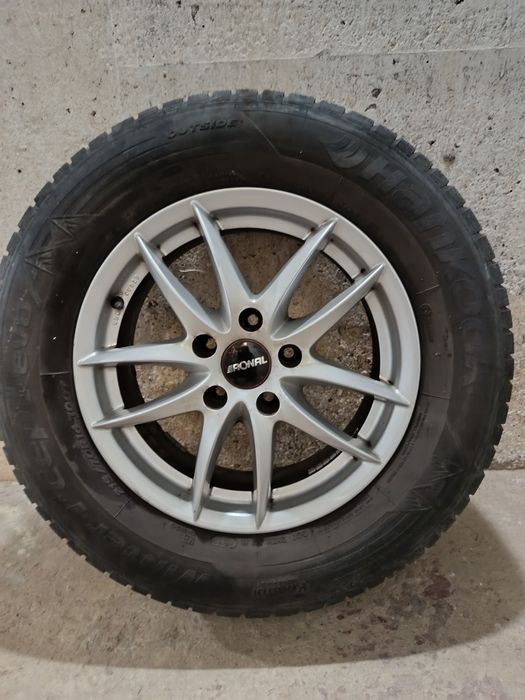 Felgi aluminiowe 16 cali+opony zimowe Hancock 215/70/16