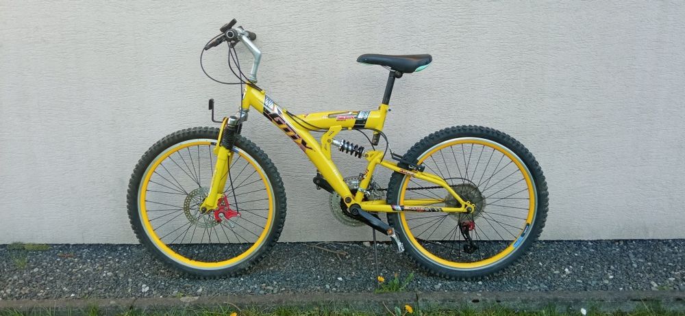 Велосипед GTX, колеса 24", рама "м", два амортизатора!