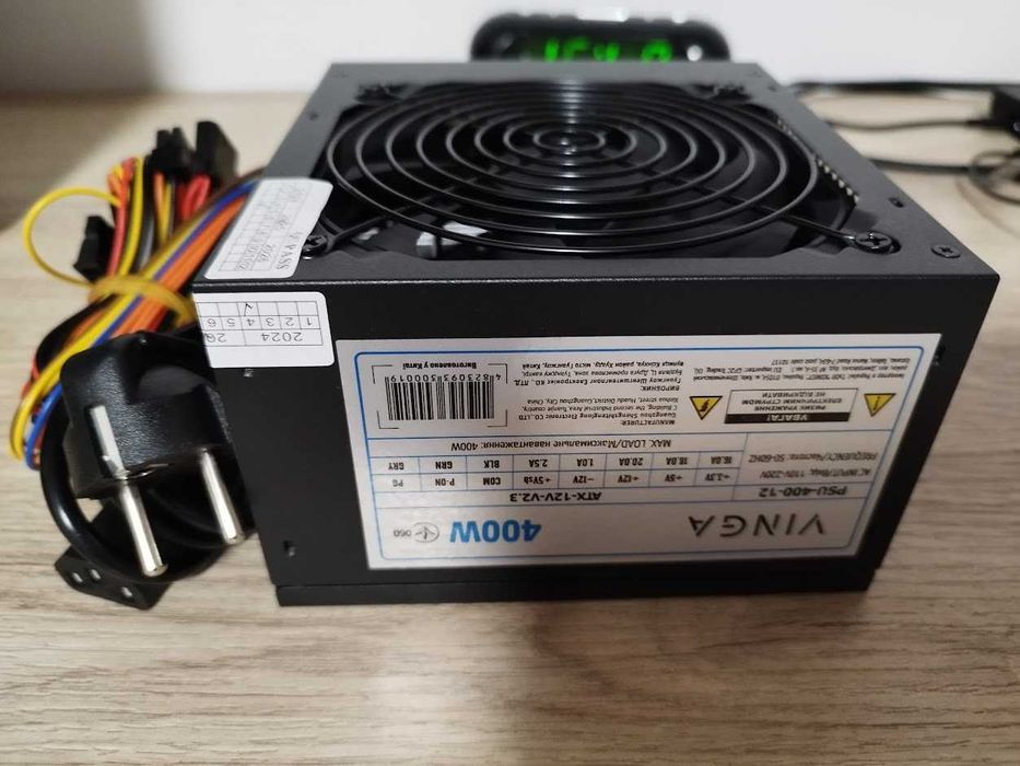 Блок живлення Vinga 400W ОЕМ (PSU-400-12 black)