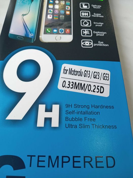 Szkło hartowane + etui do Motorola G53