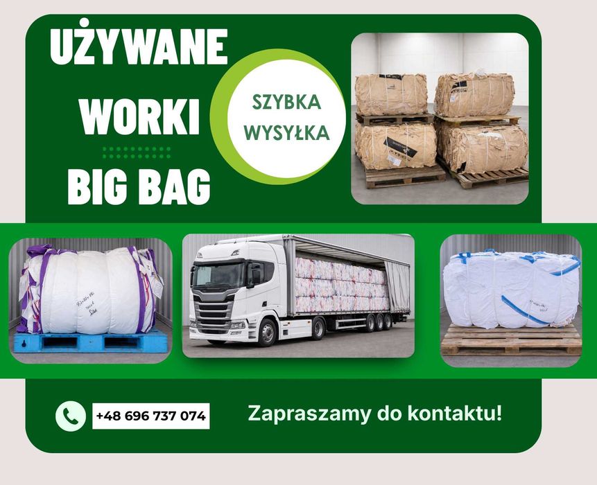 Worki Big Bag/ używane! duży wybór! DARMOWA WYSYŁKA
