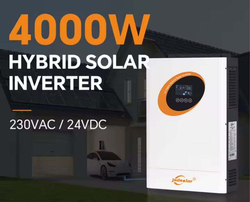 Jsdsolar 4KW 24V Гібридний інвертор. Новий, перевірений, аналог Anenji