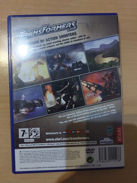 PS2 Game (PlayStation 2) Transformers 2004 (Opt. Condition)64750575137025121