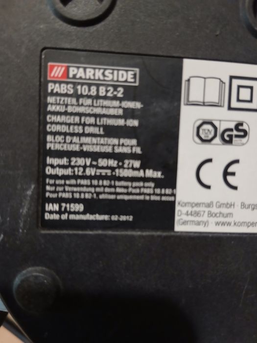 Wkrętarka Parkside PABS 10.8 B2 używana