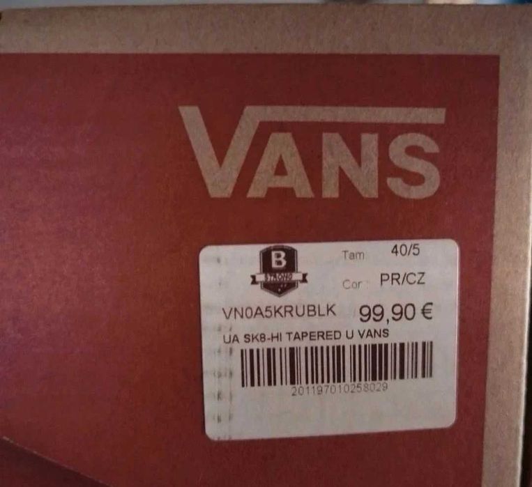 Vans Sk8-Hi (novas)