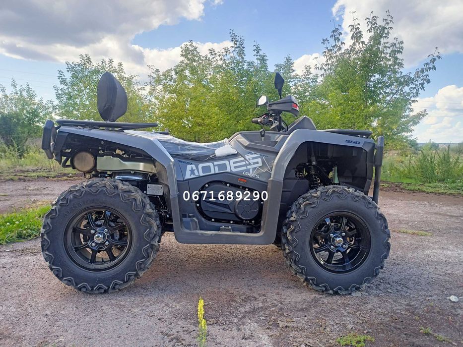 Двомісний квадроцикл Odess ML 550 ATV інжектор 4х4 Лебідка (помаранчевий, сірий) Доставка до самого будинку безкоштовна!