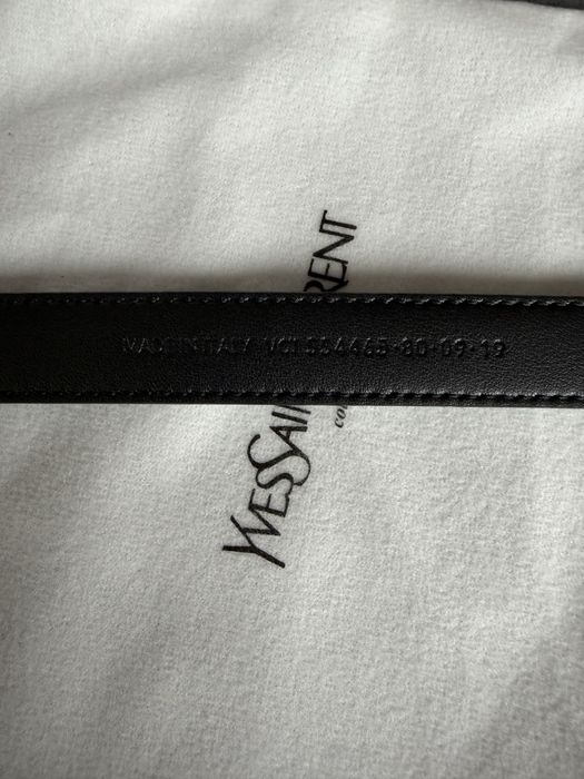 YSL pasek  czarny 95 cm