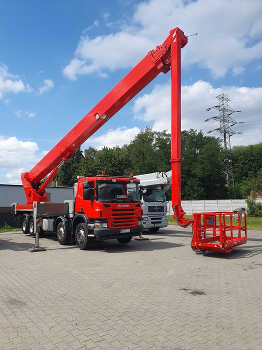 Podnośnik koszowy Kampinos i okolice  - wynajem 20,25,30,35,45m