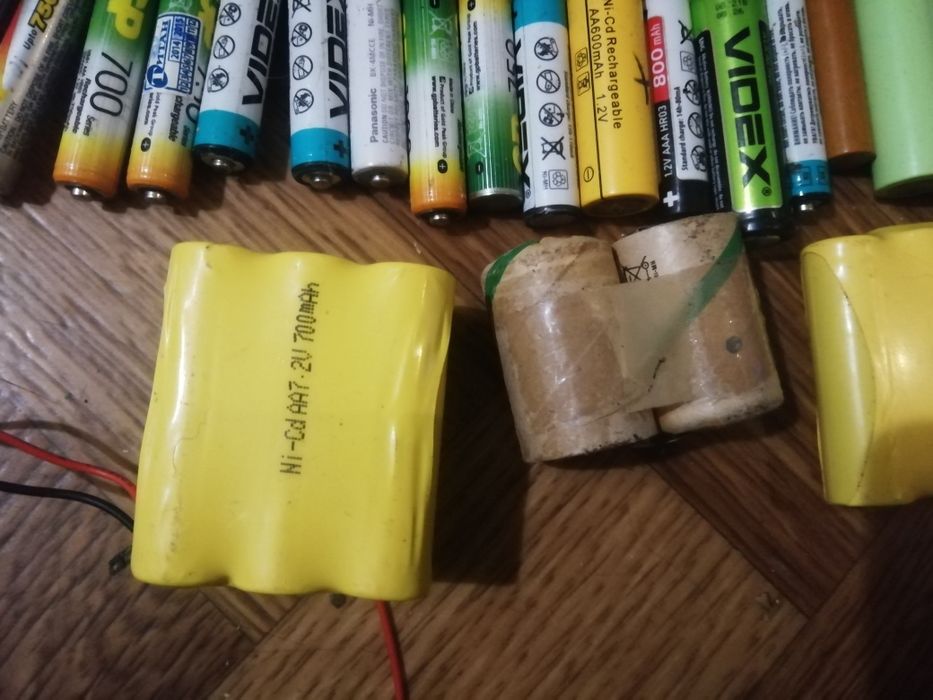 АКБ аккумулятор акумулятор ni cd AA, AAA 80 шт 1 лотом