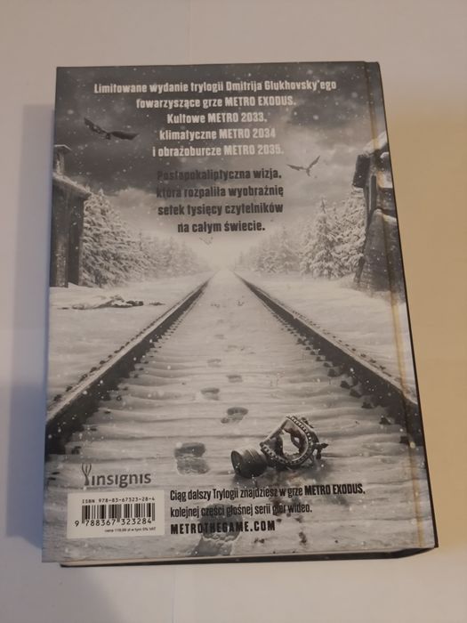 Metro Trylogia Dmitry Glukhovsky wydanie limitowane Exodus