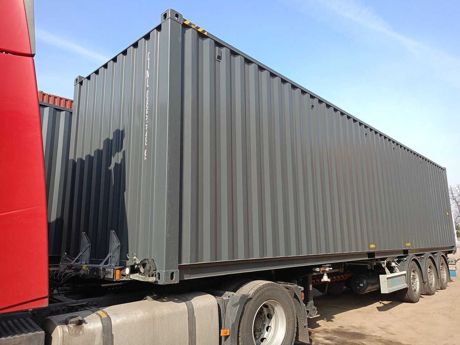 Kontener morski 40HC ONE-WAY 2026 RAL 7016 antracyt High Cube