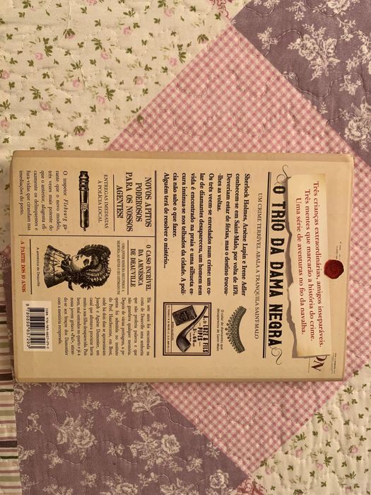 Livro juvenil - “Sherlock Lupin & Eu - O TRIO DA DAMA NEGRA”