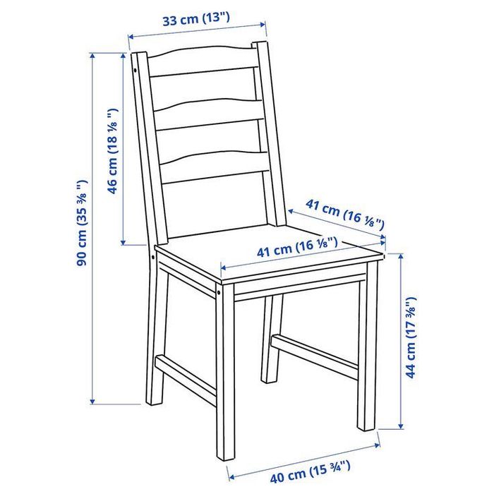 4 Cadeiras IKEA Jokkmokk em madeira