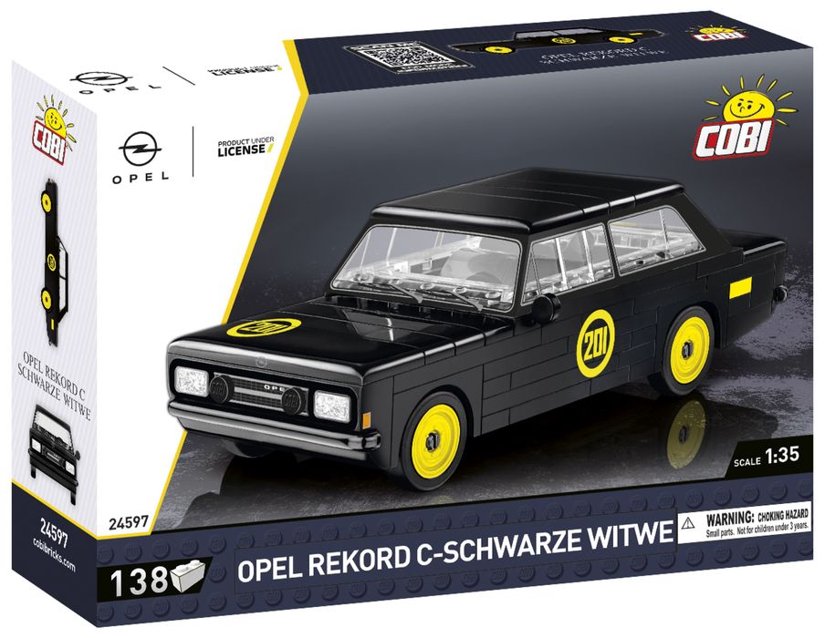 Klocki cobi 24597 samochód OPEL REKORD C SCHWARZE WITWE