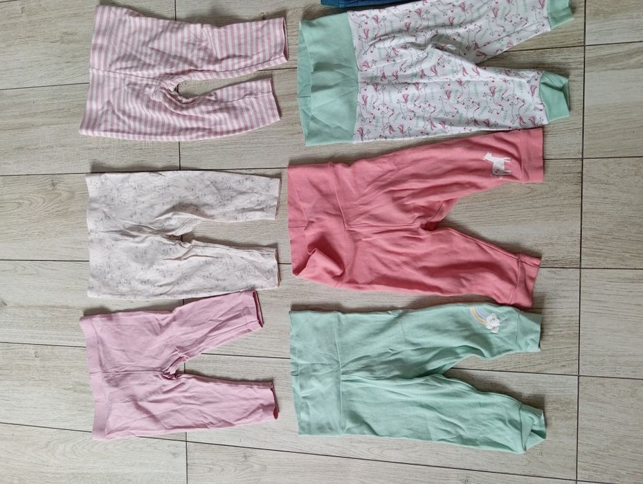 Spodenki leginsy dziewczęce 62/68