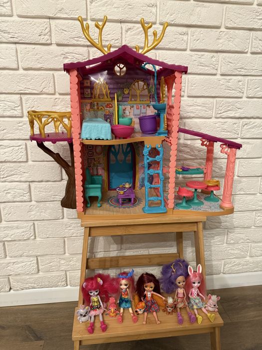 Enchantimals Duży Domek Jelonków MEGA ZESTAW DUŻO LALEK 5