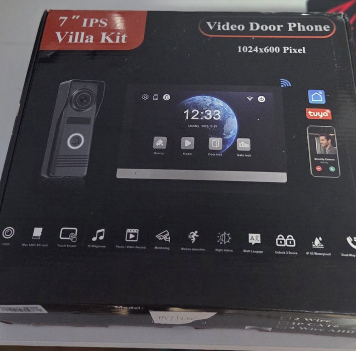Wideodomofon 7" IPS Villa Kit – Inteligentny Dom