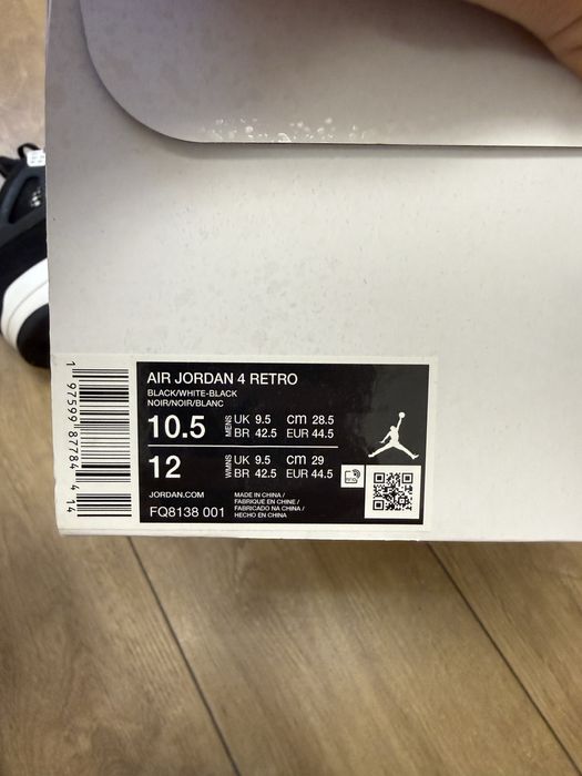 Jordan 4 „White Thunder” 44,5