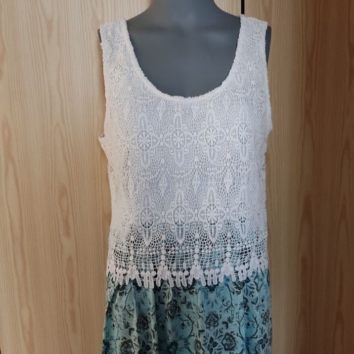 Marks & Spencer Indigo collection sukienka z viskozy 42/44