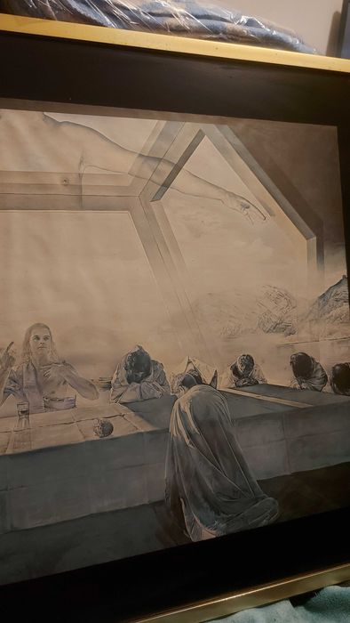 Quadro "A última ceia" de Dali