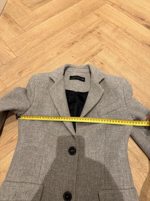 Płaszcz ZARA roz xs szary