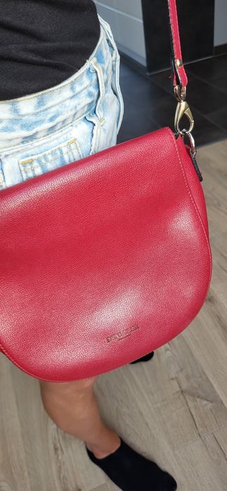 Skórzana włoska torebka Deni Cler