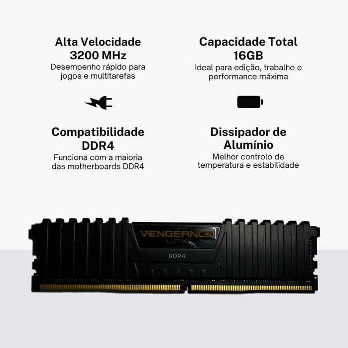 48GB RAM DDR4 Corsair Vengeance LPX (2x8GB + 2x16GB)