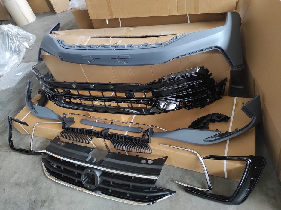 Бампер R-line в сборе Volkswagen Tiguan 2021 2022 2023