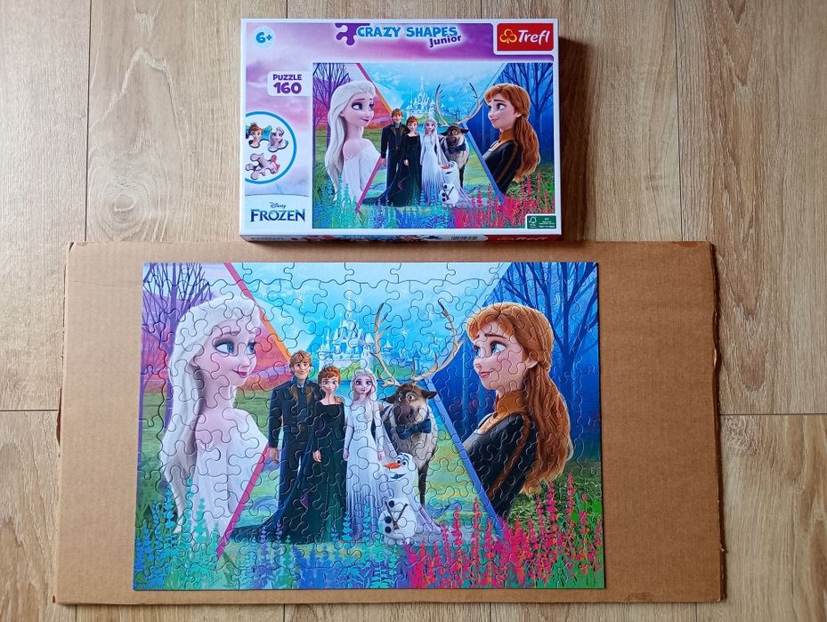 Trefl Puzzle Crazy Shapes Kraina Lodu  Frozen 160 el.