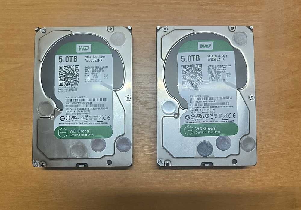 Жорсткий Диск 5TB 5400 Western Digital Green SATA III
