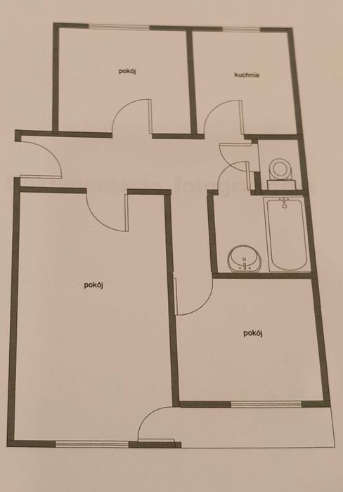 Mieszkanie 63,5 m² | 3 pokoje | balkon | gotowe do zamieszkania