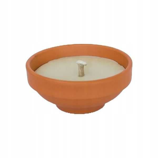 gliniany tradycyjny znicz otwarty ceramiczny