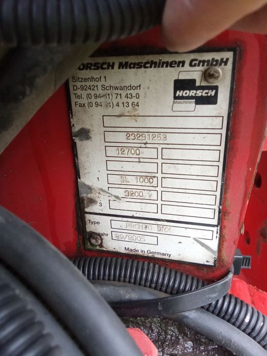 Сівалка Horsch Pronto 9 RX 2005