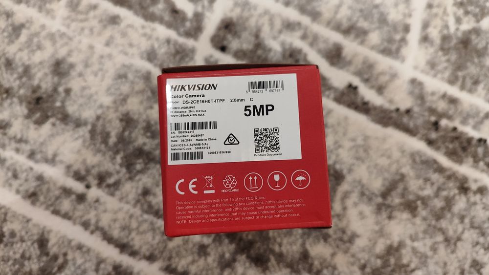 Відеокамера Hikvision DS-2CE16H0T-ITPF (C) (2.8мм)