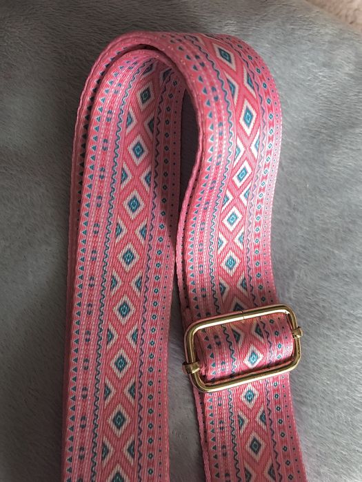 Pasek do torby torebki Design/Boho/Etno, Jasny Róż/Light Pink