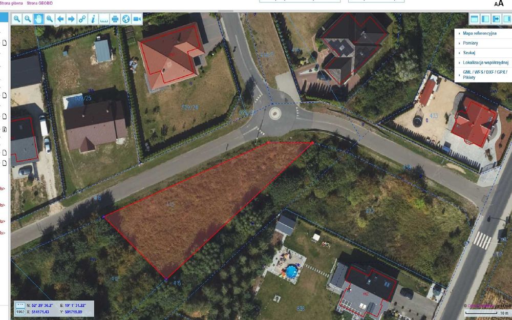 Działka budowlana 1017 m² – Choceń, ul. Leśna – MPZP, media, asfalt