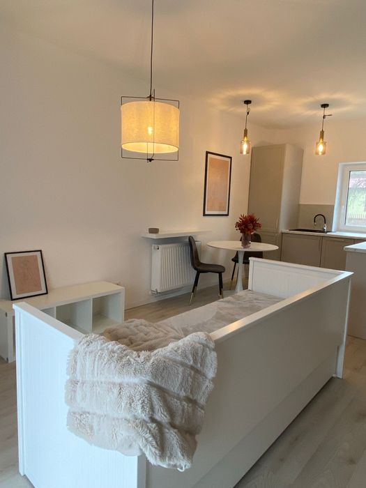 Osiedle Skrzydlate - bezczynszowa nowoczesna kawalerka (34 m²) z ogrodem (45 m²) i tarasem z 2 miejscami postojowymi - Widok 4