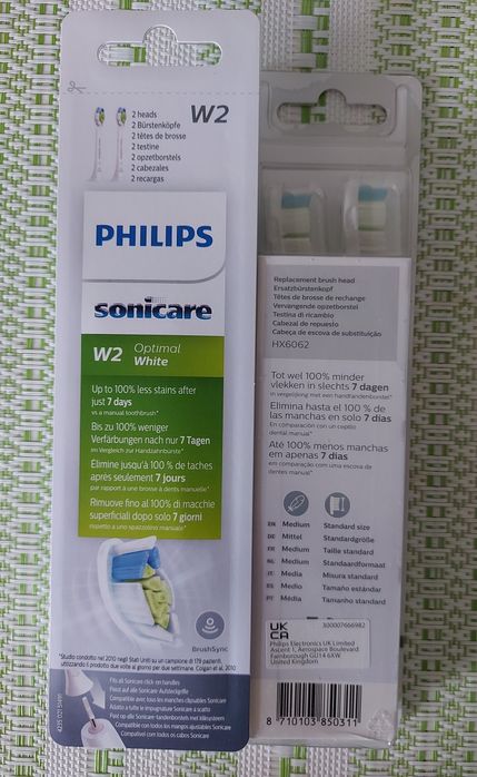 Насадки Philips sonicare,  до електричної зубної щітки, оригінал