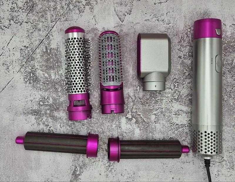 Фен-щітка 5 в 1 для укладки | HAIR BRUSH Dyson | Комплект + кейс