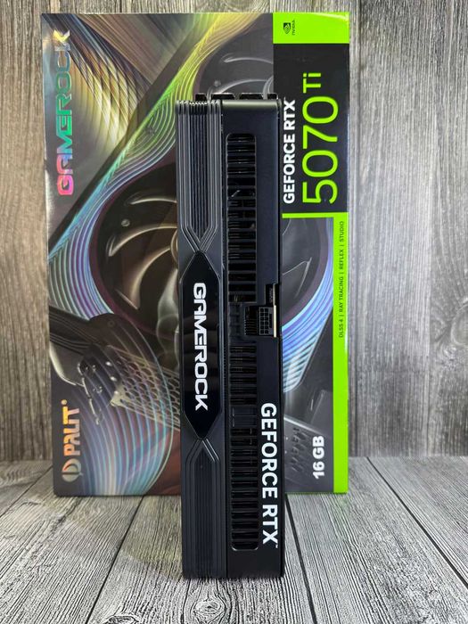 Видеокарта Palit GeForce RTX 5070 Ti GameRock 16GB 1 шт. USED!