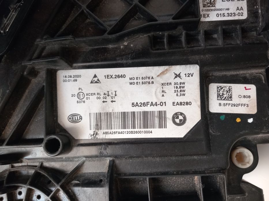 Farol BMW 5 Full LED direito