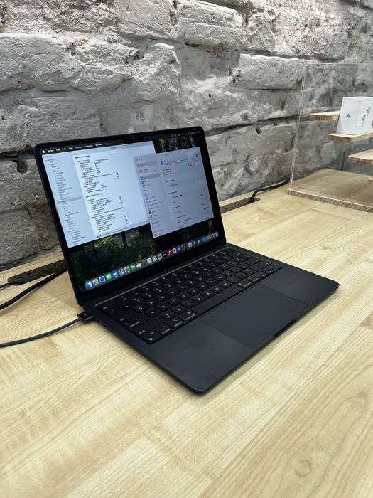 Б/У MacBook Air 13" 2022, M2, 8/256, Midnight (МАГАЗИН/ГАРАНТИЯ)