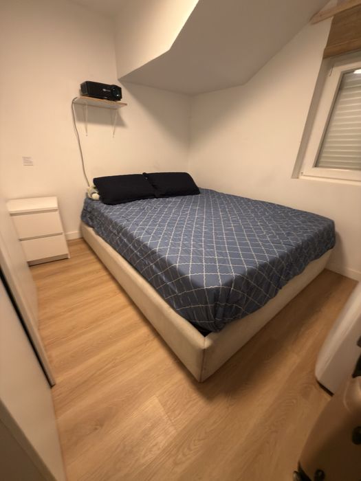 Cama somelier , com estrado e colchao