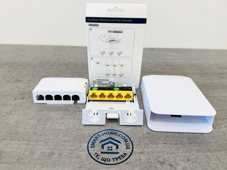 1Гбит Уличный внешний PoE Lan расширитель репитер удлинитель интернета