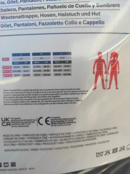 Disfarce de Capitão Gancho - Criança