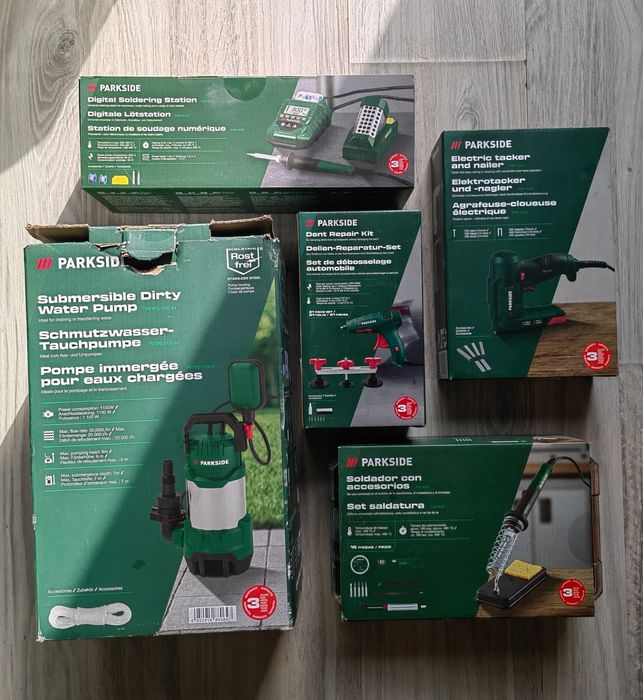 Ferramentas novas PARKSIDE / WORKZONE – Garantia 3 anos