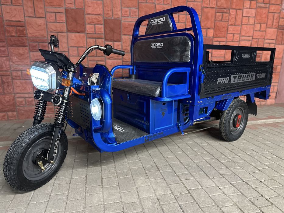 Електричний вантажний трицикл Corso 1200w