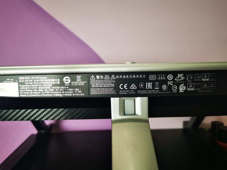 Монітор hp 24f   23,8" 2XN60AA