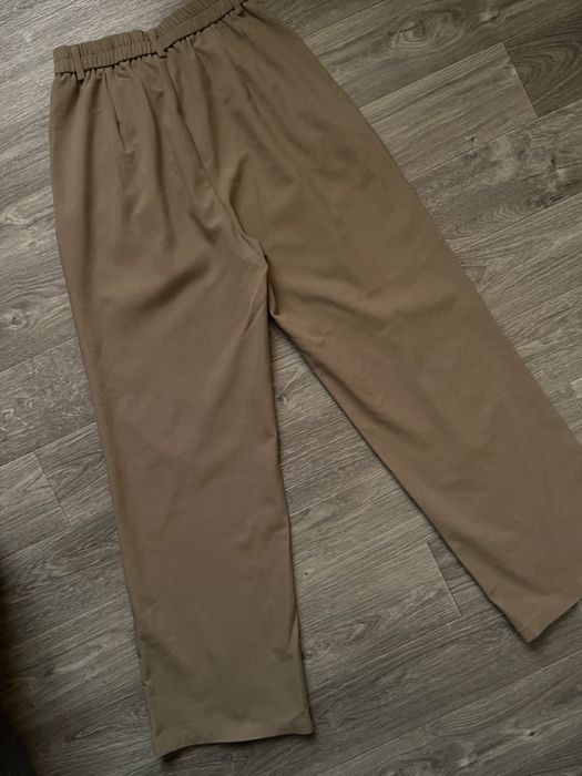 Лляні коричневі штани