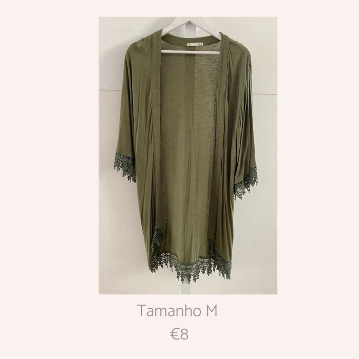 Kimono Franjas Variados